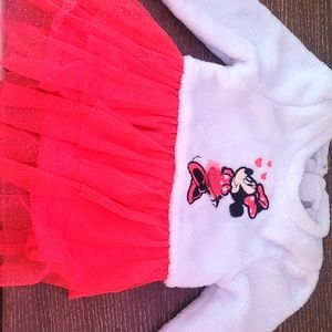Sparkly fur Minnie mouse dress 12 months
